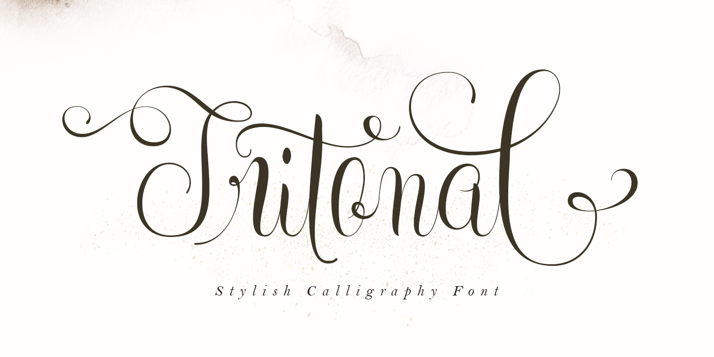 Tritonal Regular Font preview